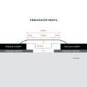 FL Přechodové profily Floorify  Coquille