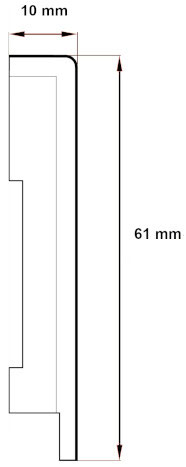 FL Soklové lišty Floorify STANDARDNÍ   Black Beauty