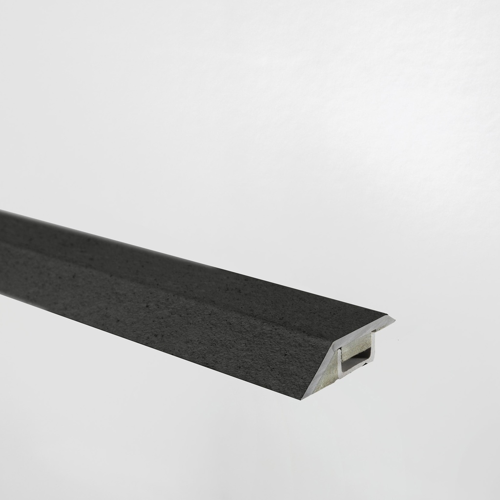 FLOORIFY, podlahový vyrovnávací profil, 9,4x40,6, Caviar, štruktúra kameňa, jadro HDF
