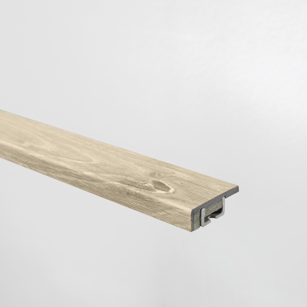 FLOORIFY, podlahový ukončovací profil, 9,4x31,4, Alpaca, štruktúra dreva, jadro HDF
