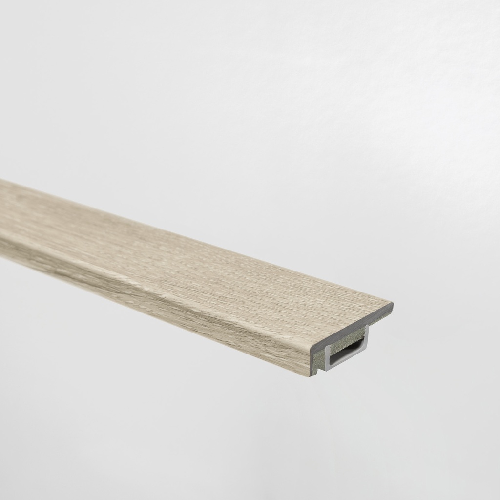 FLOORIFY, podlahový ukončovací profil, 9,4x31,4, Cap Blanc Nez/Prairie dog, štruktúra dreva, jadro HDF
