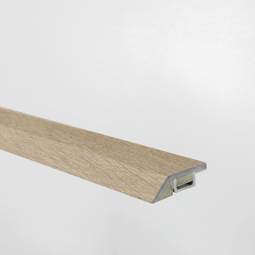 FLOORIFY, podlahový vyrovnávací profil, 9,4x40,6, Chanterelle, štruktúra dreva, jadro HDF
