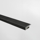 FLOORIFY, podlahový ukončovací profil, 9,4x31,4, Caviar, kartáčovaná štruktúra, jadro HDF
