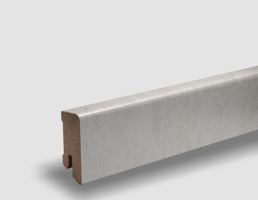 PEDROSS, soklová fóliovaná lišta, 16x44 Cubica, kameň Sea Salt, jadro MDF
