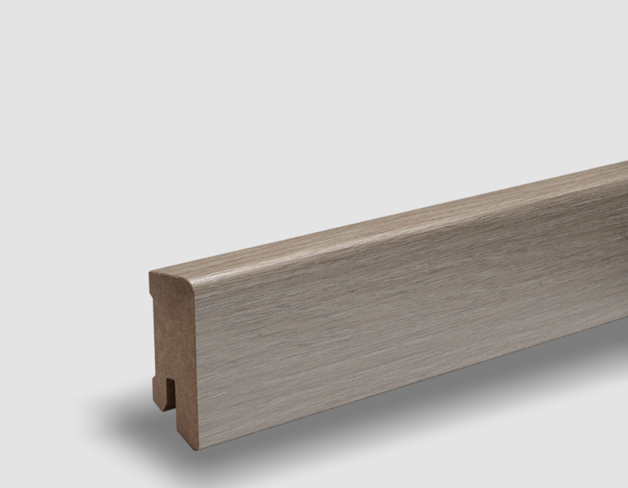 PEDROSS, soklová fóliovaná lišta, 16x44 Cubica, Dub Majorca, jadro MDF
