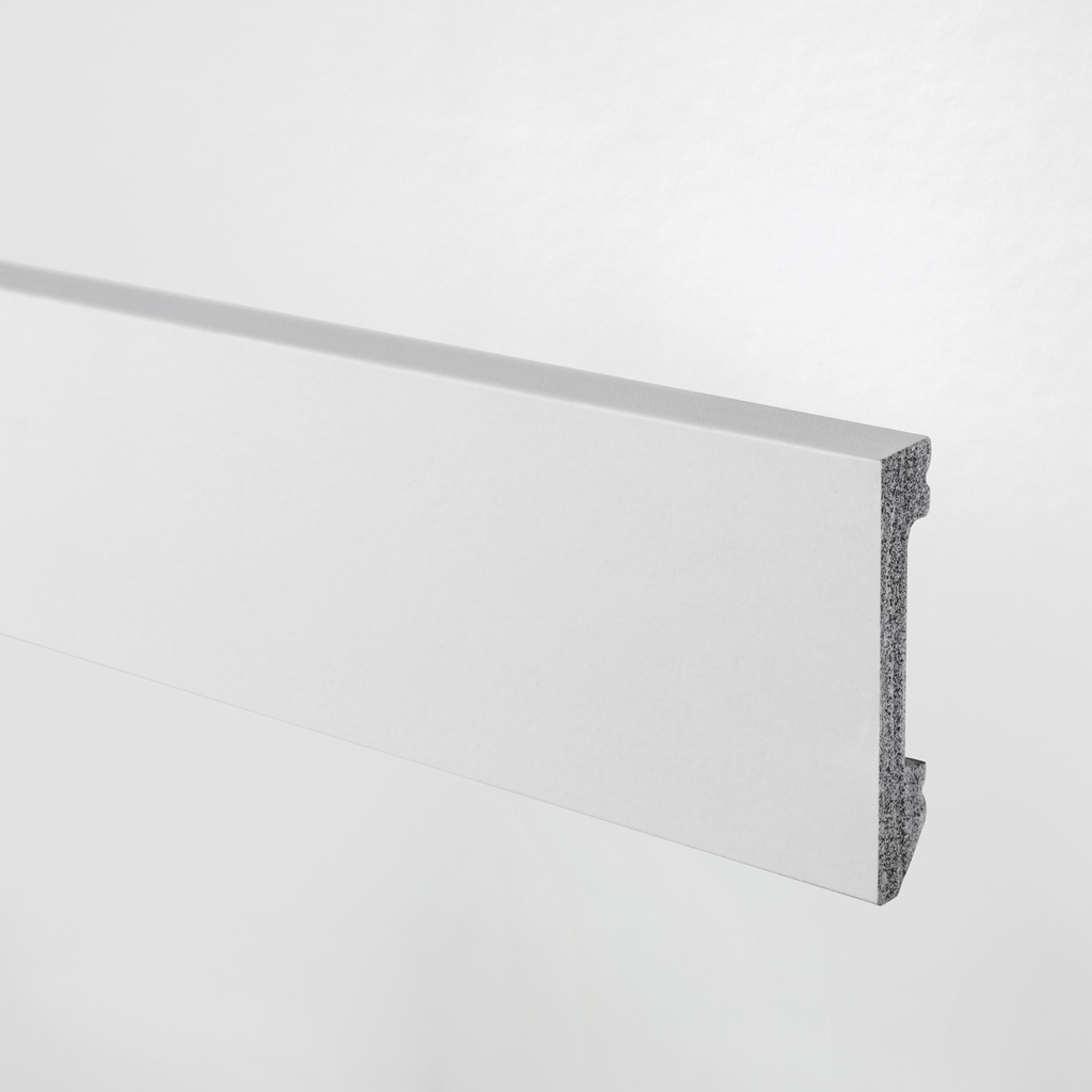 FL Soklové lišty Floorify STANDARDNÍ  -Bílá přetíratelná 13x58x2000 mm