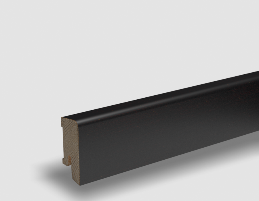 PEDROSS, soklová dyhovaná lišta, 16x40 Cubica, Wenge, matný lak, jadro smrek
