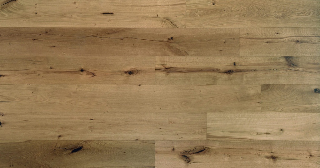 LAMETT, podlaha drevená trojvrstvová, Cottage 190, Natural (Dub), Rustic B, matný lak, kartáč