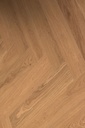 STEP&WALL, podlaha drevená dyhovaná, Herringbone 135X810, Select Oak, matný lak, kartáč
