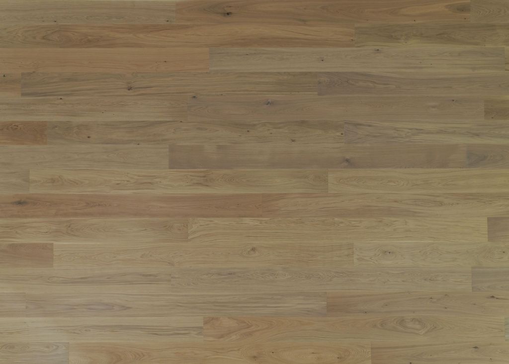 MOLAND, podlaha drevená trojvrstvová, Burghley Wideplank, Oak Classic (Dub), biely oxidatívny olej, kartáč