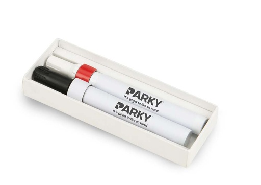 [RP11] PARKY, opravné pero na podlahy, Black+Matt (Chocolate Oak)