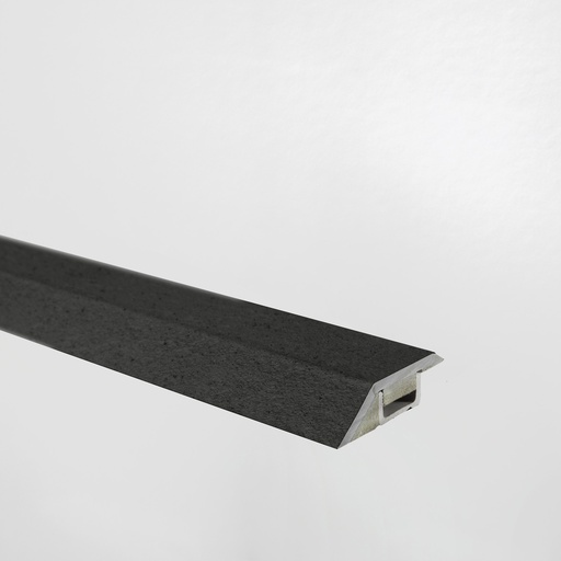 [Q016] FLOORIFY, podlahový vyrovnávací profil, 9,4x40,6, Caviar, štruktúra kameňa, jadro HDF
