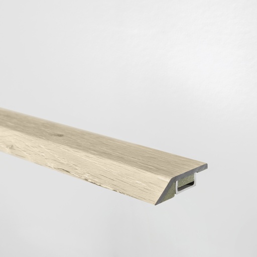 [Q008] FLOORIFY, podlahový vyrovnávací profil, 9,4x40,6, Alpaca, štruktúra dreva, jadro HDF
