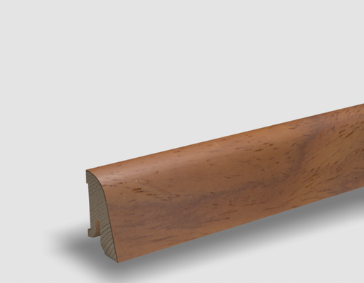 [SL40K] PEDROSS, soklová dyhovaná lišta, SL40, Kempas, matný lak, jadro smrek
