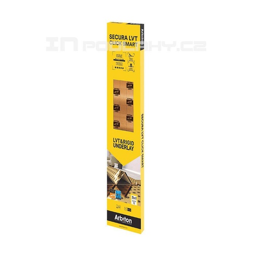 [5167748947] ARBITON, podložka pod vinylové plávajúce podlahy, Secura, Click LVT 1,5 mm 3in1
