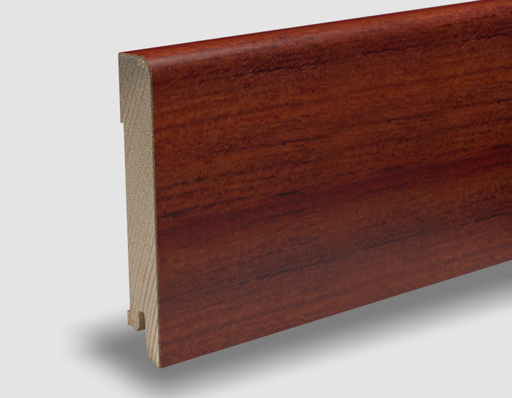 [1595JT] PEDROSS, soklová dyhovaná lišta, 15x95 Cubica, Jatoba, matný lak, jadro smrek
