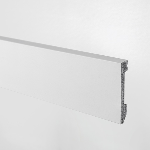 [SKFWHITE] FL Soklové lišty Floorify STANDARDNÍ  -Bílá přetíratelná 13x58x2000 mm